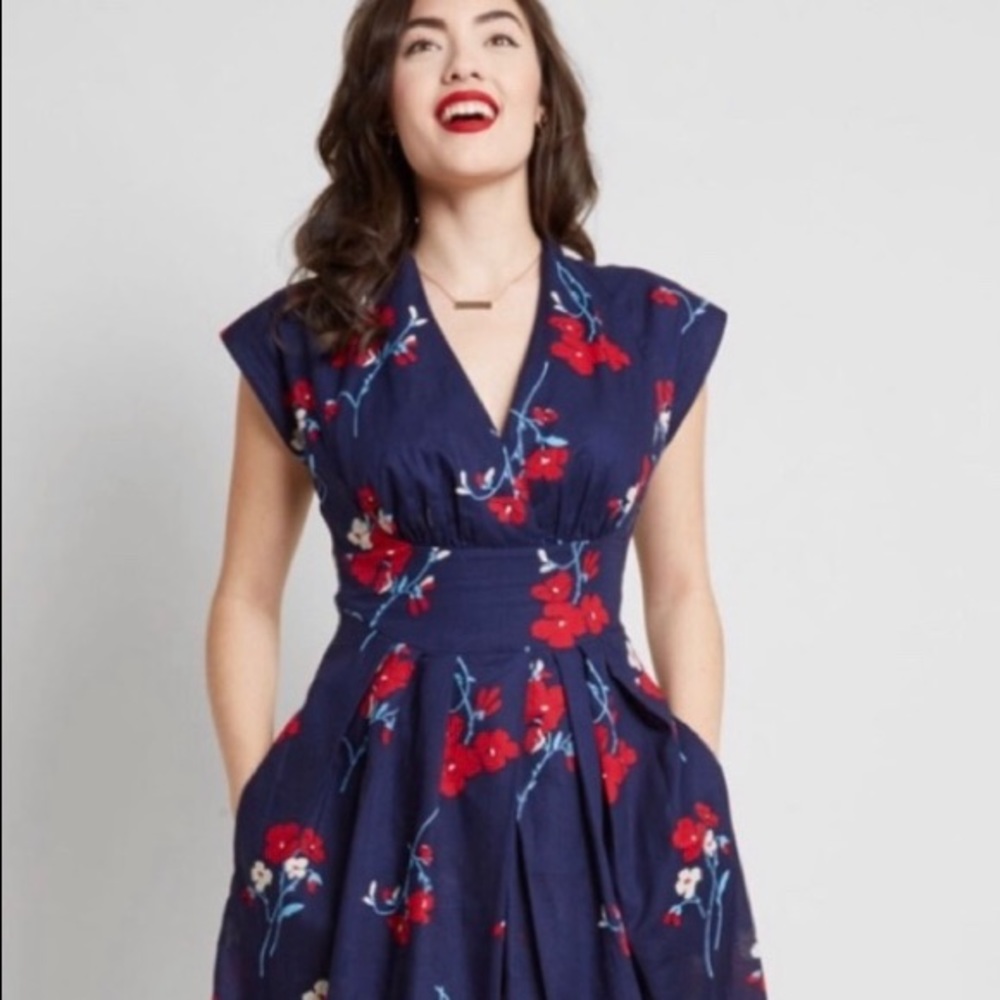 🆕Emily fin/ModCloth saunter sweetly a line dress